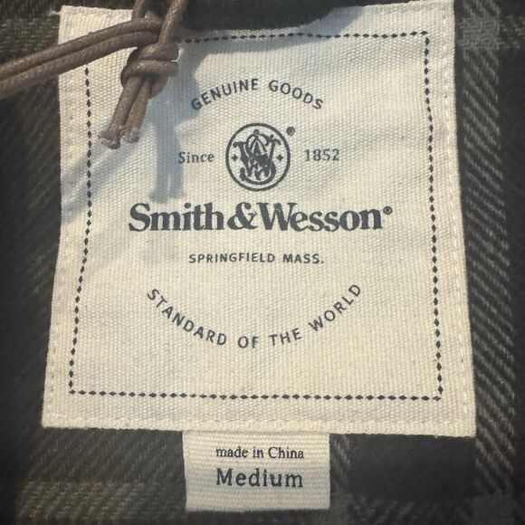 BRAND NEW Smith Wesson Range Jacket Conceal Carry Canvas Plaid NWT SZ M - Picture 3 of 15